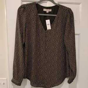 Loft Vine Floral Blouse